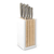 Classic 8Pc Designer Knife Block Set Velvet Oyster (2WOA0)