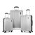 Alliance Se 3Pc Hardside Spinner Luggage Set Aluminum Silver (VCG72)