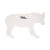 EZAim 15574 Shooting Silhouette Coyote 0.38 Thickness White (AVPOB)
