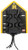 High Speed Gear 16DD01BK TACO Double Decker Double Black Polymer Belt Clip Belts 2" Wide                                                                                                                 (XATVK)