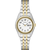 Seiko Ladies Essentials, Quartz, White Dial, Two-Tone Bracelet Silver/Gold, Day/Date (LQKVS)