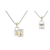 Queen Bee Lock & Key Style Pendant Necklace With 16-18" Chain. "Queen Bee" Engraved Back (PZD6D)