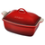 4.5Qt Heritage Stoneware Deep Covered Baker Cerise (YBAW2)