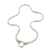 Herringbone Chain Necklace. 19" L. - Add A Charm (I4ABL)