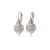 Nouveau Cz French Wire Lever Back Earrings By John Medeiros Jewelry Collections.1-1/4"L X 1/2"W (IXO86)