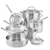11Pc Stainless Steel 3-Ply Cookware Set (WW0TH)