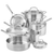 11Pc Stainless Steel 3-Ply Cookware Set (WW0TH)