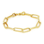 Diamante Jm Large Link Bracelet - Gold 8"Long, Adjustable (CAG0G)