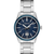 Seiko Essentials Ss Analog Blue Textured Dial, Ss Bracelet (CK2AI)