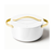 6.5Qt Iconics Nonstick Ceramic Dutch Oven White/Gold (JYLG9)