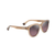Akahai Af Polarized Sunglasses Shiny Trans Light Brown Frame Maui Rose Lens (987YM)