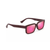 Hiapo Asian Fit Polarized Sunglasses Matte Burgundy Frame Maui Sunrise Lens (ZER5D)