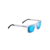 Stone Shack Polarized Sunglasses Matte Crystal Frame Blue Hawaii Lens (G4HD2)