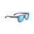 Paulele Asian Fit Polarized Sunglasses Matte Teal-Blue Frame Blue Hawaii Lens (2Z0HW)