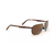 Castles Polarized Sunglasses Matte Chocolate Frame Hcl Bronze Lens (4QDIB)