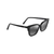 Kou Polarized Sunglasses Black Gloss Frame Neutral Gray Lens (0OPMA)
