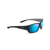 Local Kine Polarized Sunglasses Black & Blue Frame Blue Hawaii Lens (9AMYI)