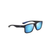 The Flats Polarized Sunglasses Matte Black/Blue Frame Blue Hawaii Lens (KT83O)