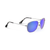 Cliff House Polarized Sunglasses Silver Frame Blue Hawaii Lens (N31Z7)