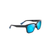 Punikai Polarized Sunglasses Shiny Black Frame Blue Hawaii Lens (9OOAX)