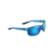 Kaiwi Channel Polarized Sunglasses Blue Black Stripe Frame Blue Hawaii Lens (7PYRV)
