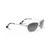 Baby Beach Polarized Sunglasses Silver Frame Neutral Gray Lens (PPFAP)