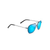 Mano Polarized Sunglasses Dark Navy Frame Blue Hawaii Lens (R3NVZ)