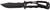 S.O.G SOGF041TNC Throwing Knives  Fixed 4.40" Plain Black Hardcased 420HC SS Blade Black GRN Handle 3 Knives Piece                                                                                       (ITDJD)