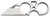 S.O.G SOG-JB01K-CP Snarl  2.30" Fixed Plain Sheepsfoot Satin 9Cr18MoV SS Blade/ Silver Stainless Steel Handle                                                                                            (LZS5R)