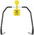 Caldwell 1196226 Daul Spinner  Yellow AR500 Steel 3/8" Thick Standing Target Includes 5" & 8" Plates                                                                                                     (DDZG1)