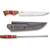Chef Ribs 10-Inch Stainless Steel Knife With Sharpener In Pink (7Q8Z7)
