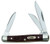 Case 00081 Stockman  Small 2"/1.5"/1.49" Folding Clip/Sheepfoot/Pen Plain As-Ground Stainless Steel Blade/ Brown Jigged Synthetic Handle                                                                 (O0UW0)