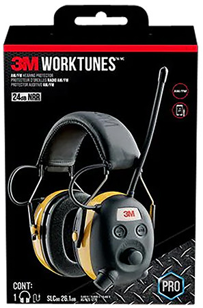Peltor 90541H1DCPS Worktunes 24 dB Over the Head YellowBlack (MUIGI)