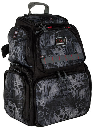 GPS Bags 1711BPPMB Handgunner Backpack PRYM1 Blackout 1000D Nylon Holds 4 Handguns (YSCCM)