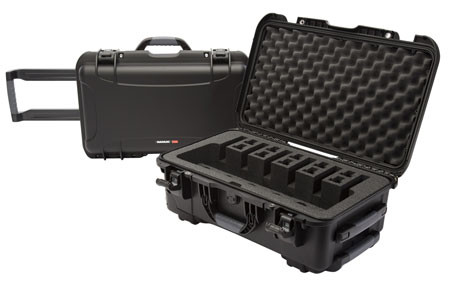 Nanuk 9356UP1 935 6 Up Pistol Case Black Polymer w/ Closed-Cell Foam Padding 22" L x 14" W x 9" H Interior Dimensions                                                                                    (9LKC5)