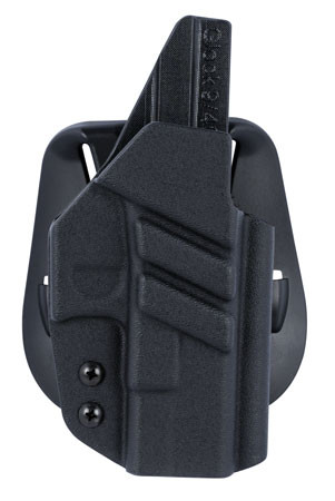1791 Gunleather TACPDHOWBGLOCKBLKR Tactical Kydex  OWB Black Kydex Paddle Compatible w/Glock Right Hand (NQ7DK)