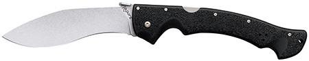 Cold Steel CS-62JL Rajah II 6" Folding Plain Stone Washed Japanese AUS-10A SS Blade/ Black Griv-Ex Handle                                                                                                (0XWFR)