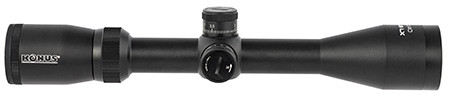 Konus 7212 Konus-LX  Matte Black 3-9x 40mm 1" Tube 30/30 Duplex Reticle For 350 Legend                                                                                                                   (C53HQ)