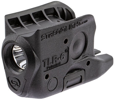 Streamlight 69280 TLR-6 Gun Light  Black 100 Lumens White LED Glock 42/43 (Light Only) (GLE4W)