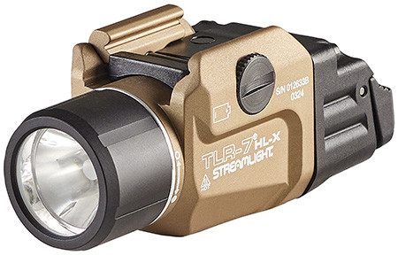 Streamlight 69459 TLR-7 HL-X USB Gun Light  Flat Dark Earth 500/1,000 Lumens White LED                                                                                                                   (ZR68P)