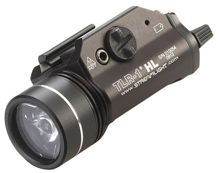 Streamlight 69260 TLR-1 HL Gun Light  Black Anodized 1,000 Lumens White LED                                                                                                                              (QSV25)