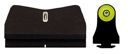 XS Sights GL0015P5Y DXT2 Big Dot Night Sights fits Glock  Black | Green Tritium Yellow Outline Front Sight Green Tritium White Outline Bar Rear Sight                                                    (42UUO)