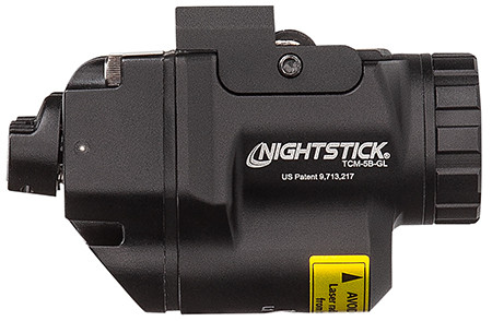 Nightstick TCM5BGL Subcompact Weapon Light with Green Laser  Black Anodized 650 Lumens White LED Glock/Sig Sauer/H&K/Ruger/Smith & Wesson M&P                                                            (S00S6)