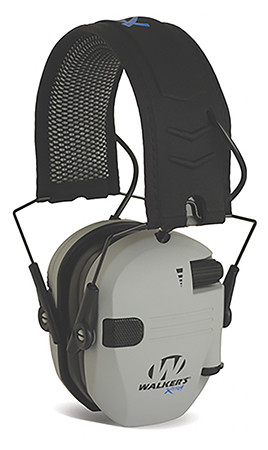 Walker's WPXDRSEMBTGY Razor X-TRM Digital Electronic Muff 21 dB Over the Head Gray/Black Polymer (A2DZC)