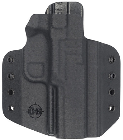 C&G Holsters 1696100 Covert  OWB Black Kydex Belt Loop Fits FN 509/T Right Hand                                                                                                                          (22PJW)