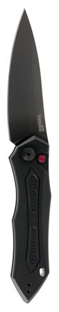Kershaw 7800BLK Launch 6 3.75" Folding Drop Point Plain Black DLC CPM 154 SS Blade Black Anodized Aluminum Handle Includes Pocket Clip                                                                   (AUIJU)