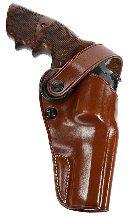 Galco DAO106 DAO  OWB Tan Leather Belt Slide Fits S&W L Frame Fits 6" Barrel Right Hand                                                                                                                  (19176)