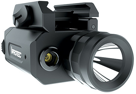 iProtec 6568 RM230LSR RailMount Firearm Light Red Laser Black 230 Lumen White Light (MVNCR)