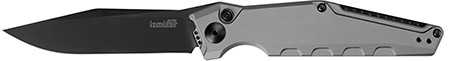 Kershaw 7900GRYBLK Launch 7 3.75" Folding Clip Point Drop Point Plain Black DLC CPM 154 SS Blade Gray Anodized Aluminum Handle Includes Pocket Clip                                                      (BSJPS)