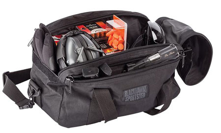 Blackhawk 74RB02BK Sportster  Black 600D Polyester Holds 2 Handguns (5KEIT)